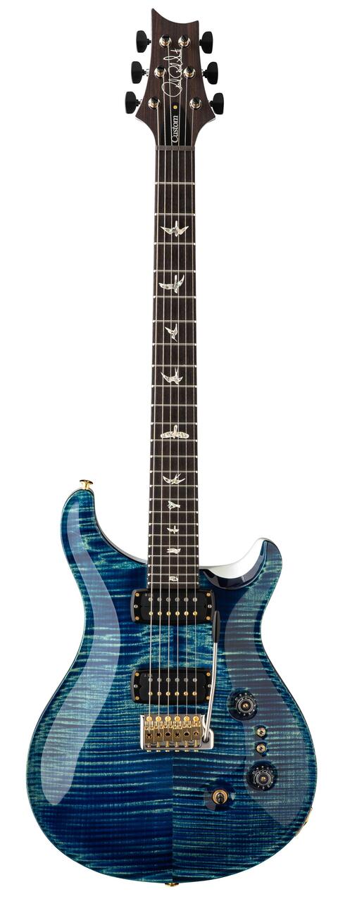 ギター PRS Custom 24  blue PRS Custom 24-08 10 Top Electric Guitar in River Blue Pearl